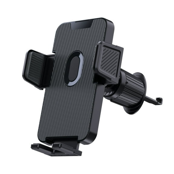 Wider Clamp Metal Hook Phone Mount for Car Vent - 4-Lock Protection for Stability - Compatible with Thick Cases - 360-Degree Rotation for Optimal Viewing