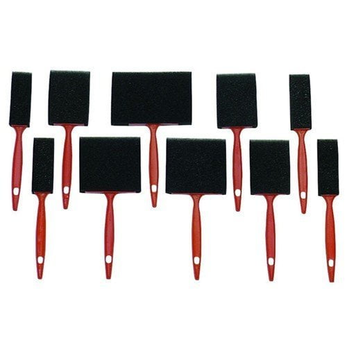 Wideskall 10 Pieces Foam Paint Brushes Set Touch Up Sponge