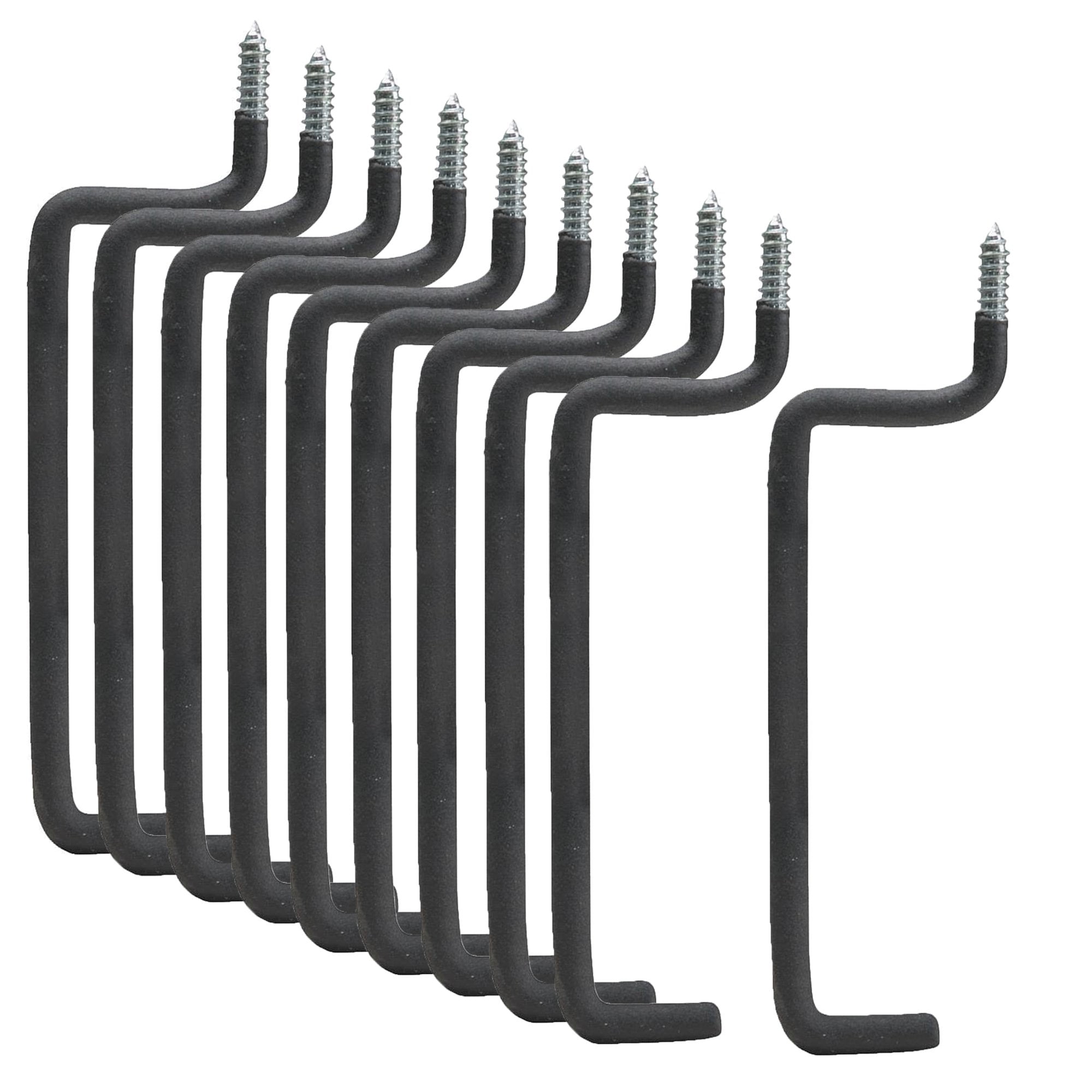 Wideskall 10 Pieces Heavy Duty Garage Storage Screw in Utility Tool