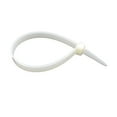 thumbnail image 1 of Wideskall 12" inch Super Heavy Duty 150 Lbs Nylon Cable Zip Tie White Wire Pack of 10, 1 of 3