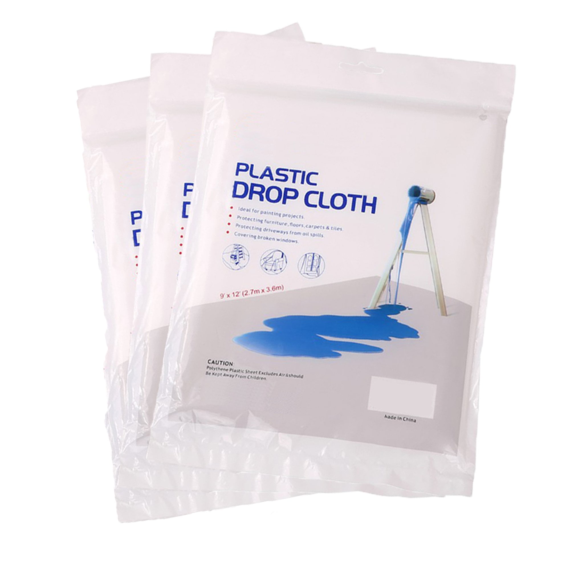 Farm Plastic Supply - Clear Plastic Sheeting - 3 Mil - (3' x 100') - Thick Plastic Sheeting, Heavy Duty Polyethylene Drop Cloth Vapor Barrier