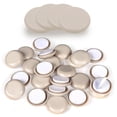 thumbnail image 1 of Wideskall 140 Pcs Adhesived Back Mini 1" & 2" inch Round Furniture Sliders for Carpet, 1 of 1