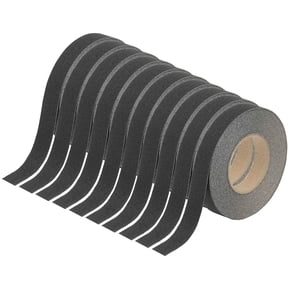 Wideskall 16' Feet x 1" inch High Traction Strong Grip Adhesive Anti Slip Safety Tape - 10 Rolls
