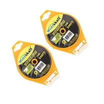 Wideskall 246 Feet Green Multi-Function Sturdy Garden Plant Twist Tie with Cutter, 2-Packs