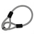 thumbnail image 1 of Wideskall 27" inch 15mm Super Duty Vinyl Coated Double Looped Braided Steel Cable Clear, 1 of 1