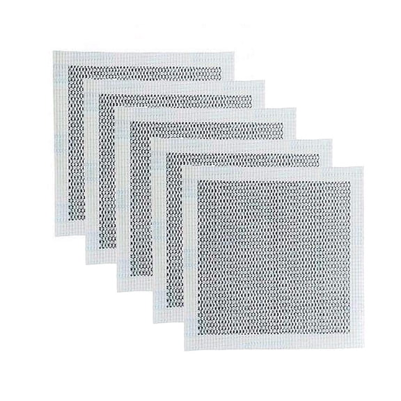 Wideskall 4" x 4" inch Heavy Duty Self Adhesive Wall Repair Patch for Drywall, Pack of 5
