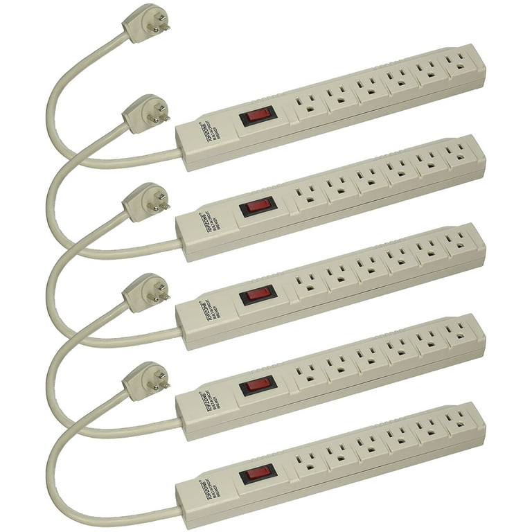 ELINK Gang Desk Power Strip With Individual 5A Circuit, 50 OFF