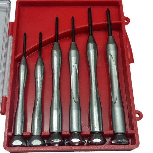 Wideskall 6 Pieces Premium Aluminum Micro Precision Mini Screwdeiver Set
