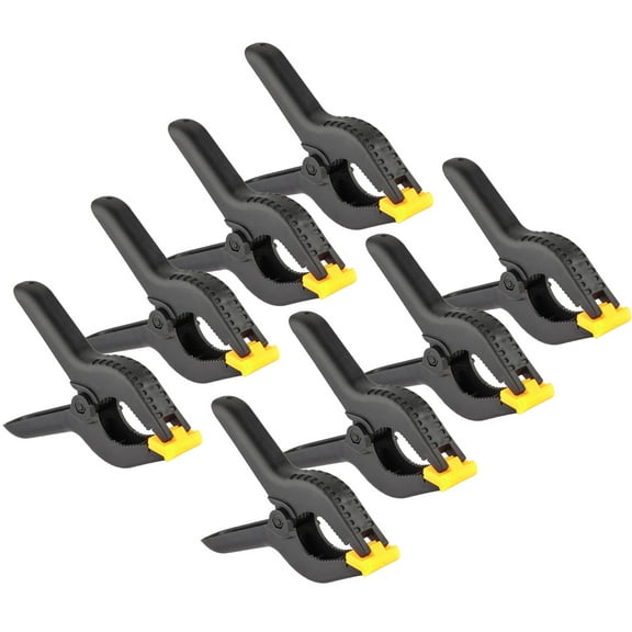 Wideskall 8 Pieces 6" inch Nylon Plastic Spring Clamps