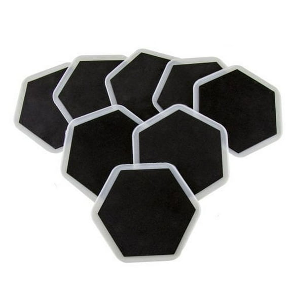 Wideskall 8 Pieces Furniture Slider Pads Magic Movers Floor Protector for Wood Carpet Floor