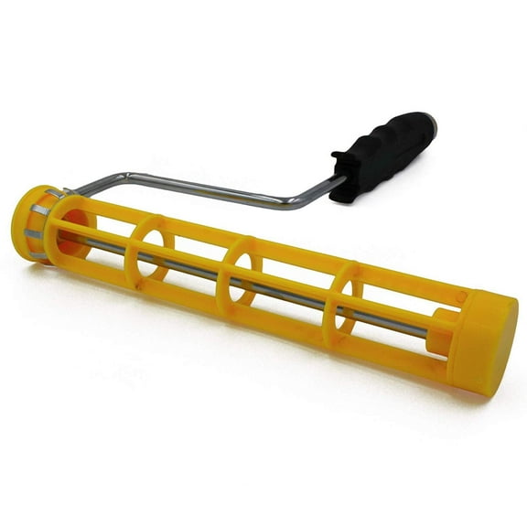 Wideskall 9" inch Quick Release Paint Roller Frame with Comfort Grip for Extension Poles