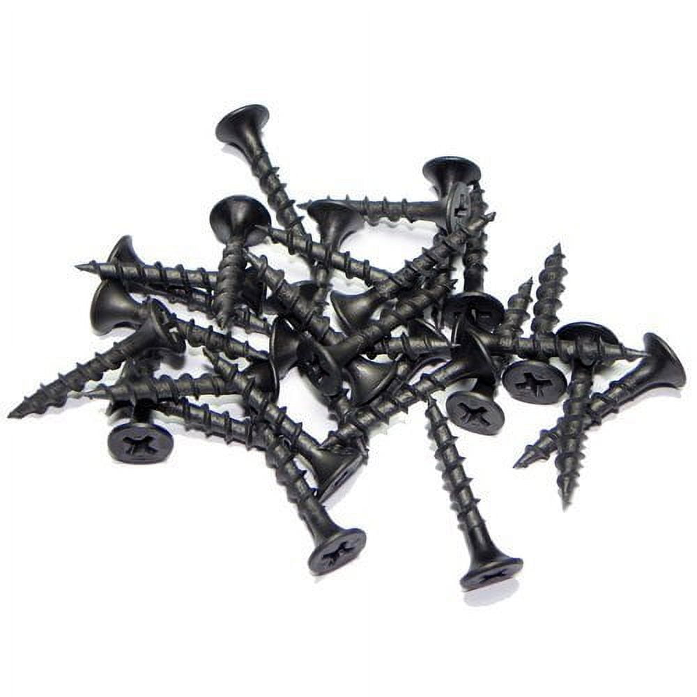 Wideskall All Purpose 1" inch #6 Phillips Bugle Head Drywall Deck Screws, 1500-Counts