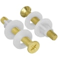 thumbnail image 1 of Wideskall Brass Plated Toilet Seat Hinge Bolts Screw and Nut, 1 of 6