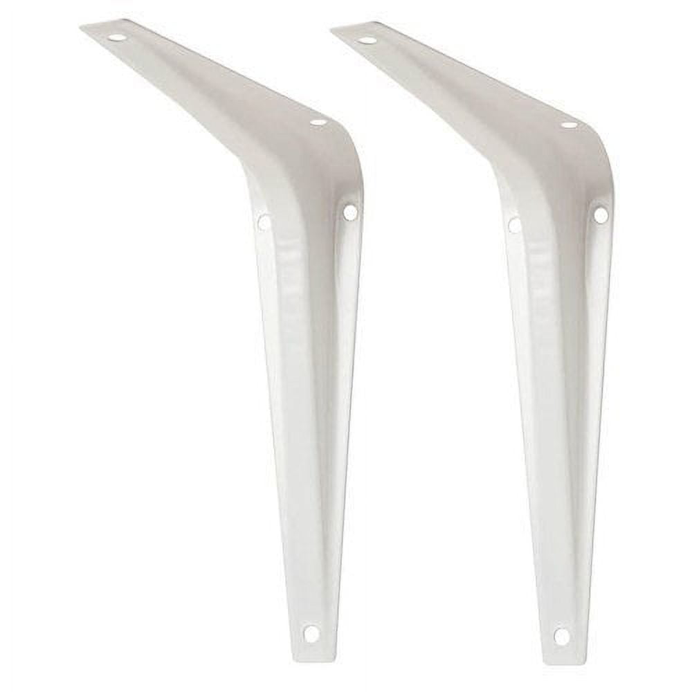 Wideskall Metal 3" x 4" inch Wall Corner Angle Shelving Shelf Brackets