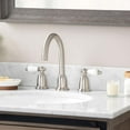 thumbnail image 1 of Widespread Bathroom Sink Faucet - Porcelain Lever Handles, 1 of 2