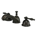 thumbnail image 1 of Widespread Lavatory Faucet & Metal Lever Handle Oil Rubbed Bronze, 1 of 1