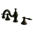 thumbnail image 1 of Widespread Lavatory Faucet with Brass Pop-Up - Oil Rubbed Bronze, 1 of 1