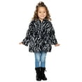 thumbnail image 1 of Widgeon Girls Jackets Faux Fur Coats Above Knee Female Outerwear, Black, Size: 3, 1 of 6