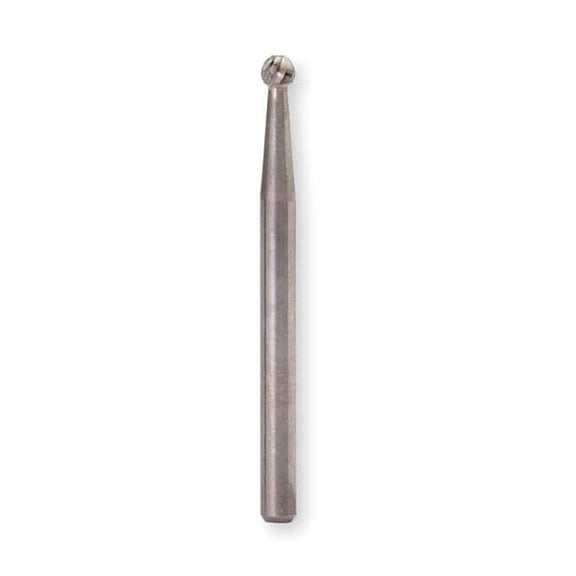 Widia Carbide Bur,Ball,1/2",Single Cut,SD-05 M40337