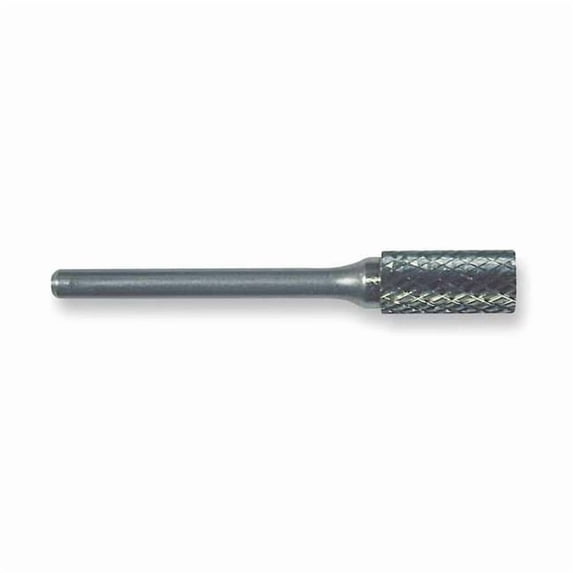 Widia Carbide Bur,Cylindrical,1/4",Double Cut M41211
