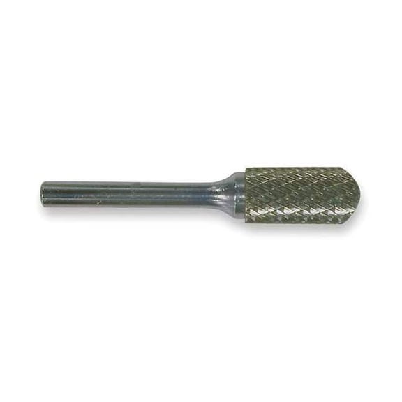 Widia Carbide Bur,Cylindrical Ball,1/2,dbl Cut M41299