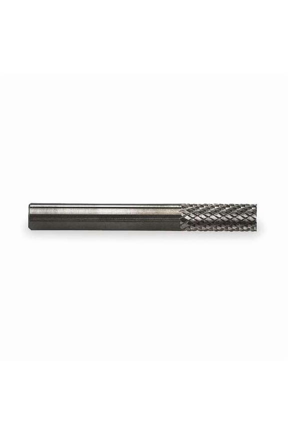Carbide Bur,Cylindrical,1/4,dbl End Cut M41254