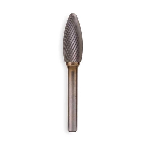 Widia Carbide Bur,Flame,5/16",Single Cut,SH-2 M40448