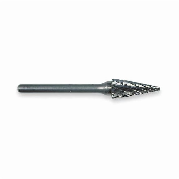 Widia Carbide Bur,Inc. Angle,1/8",Double Cut M41461