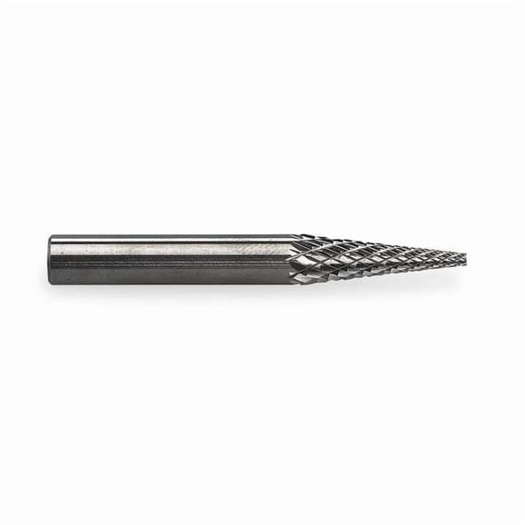 Widia Carbide Bur,Pointed Cone,1/4",Double Cut M41489