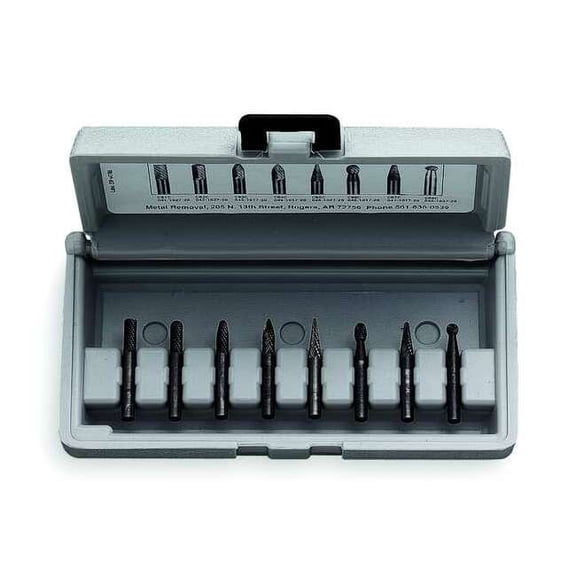 Widia Carbide Bur Set,8 PC M40593