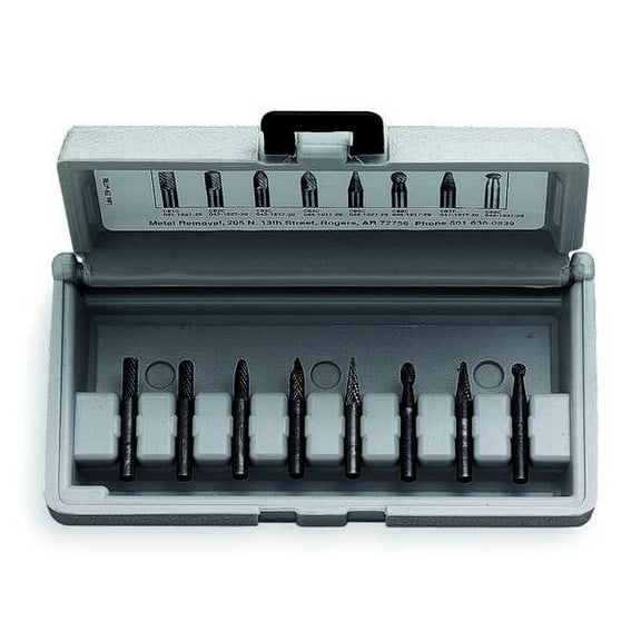 Widia Carbide Bur Set,8 PC M40593