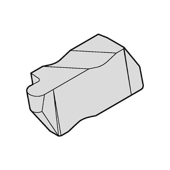 Widia Grooving/Parting Insert,NR,Carbide NR3062L Pack of 10