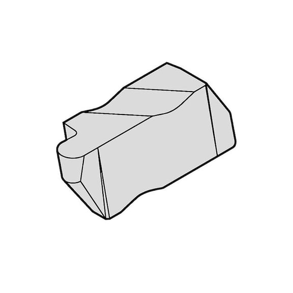 Widia Grooving/Parting Insert,NR,Carbide NR3M100L Pack of 5
