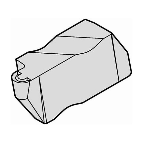Grooving/Parting Insert,NR-K,Carbide 3607156 Pack of 10