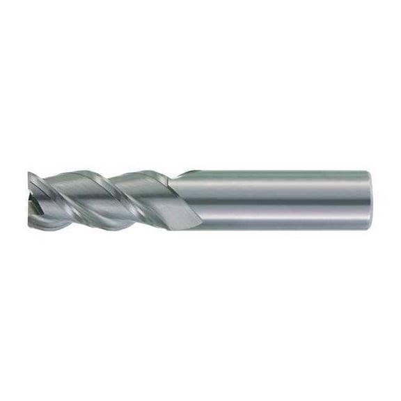Widia Corner Radius End Mill, 0.5 in, Carbide 4K4313075C