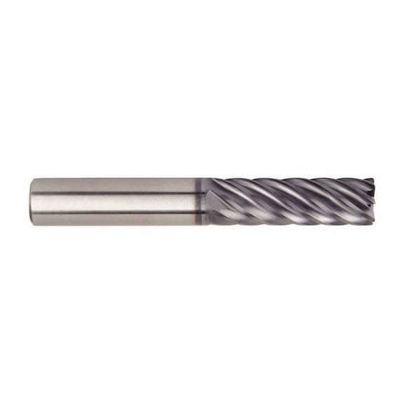 Widia Corner Radius End Mill, 0.375 in 7V0E10004AT