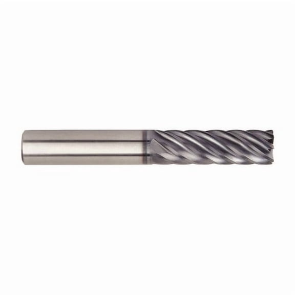 Widia Corner Radius End Mill, 0.375 in 7V0E10004BT