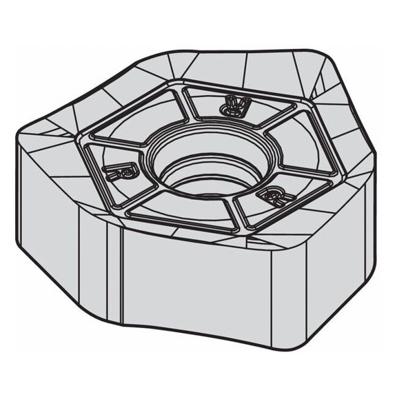 Widia Milling Insert,Hexagon XNGJ535ANSNGD3W