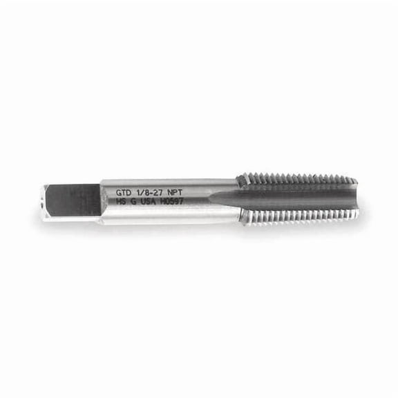 Pipe Tap, 1/2"-14, Taper, 4 Flutes, NPT 11804