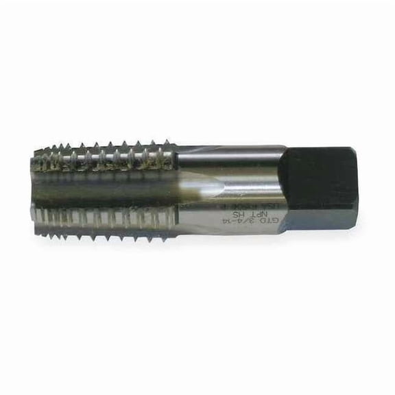 Pipe Tap, 1/8"-27, Taper, 5 Flutes, NPT 16101