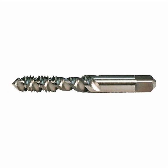 Spiral Flute Tap, #12-24, Bottoming, UNC, 3 Flutes, Uncoated 16016