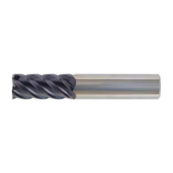 Widia End Mill,TiAlN,0.2500 in. Milling Dia. TR4C4507002