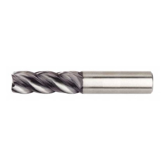 Widia Carbide End Milll,1/4 in. L Cut,Square 4V4503001ST
