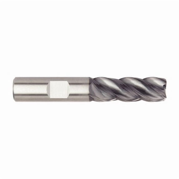 Widia Square End Mill, 0.625 in, Carbide 4V0516006ST