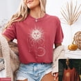 thumbnail image 1 of Widow Bay Patricia Shirt, Celestial Sun Graphic T-Shirt, Mystic Sun and Moon Tee, Vintage Cottagecore Witchy Shirt, 1 of 6
