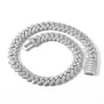 thumbnail image 1 of Width 18mm Big Iced Out Men Cuban Chains, Solid Thick Sparkling Cuban Link Necklace, Clustered Hip Hop Miami Cuban Link Chain for Men, 16-24 Inch - Gift Box Included, 1 of 7