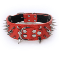 thumbnail image 1 of Width Luxurious Leather Sharp Studded Dog Collar, Dogs Necklace Anti-Biting, 1 of 5
