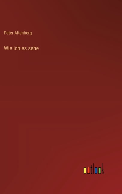 Wie ich es sehe, (Hardcover)