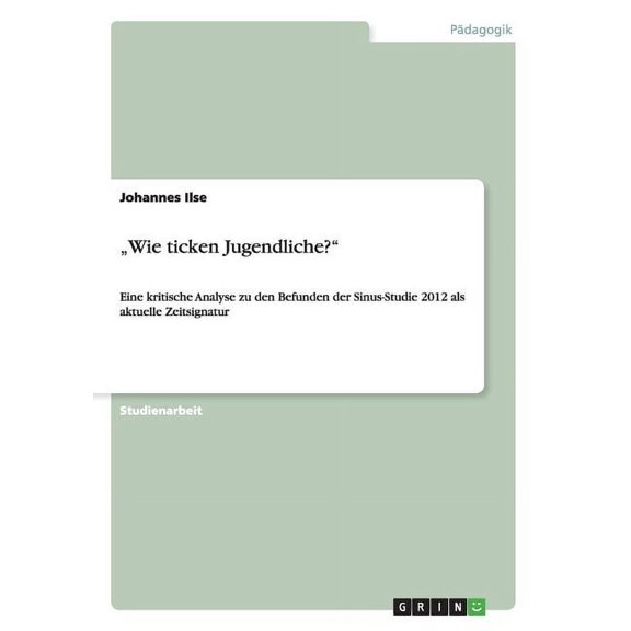 Wie Ticken Jugendliche?"