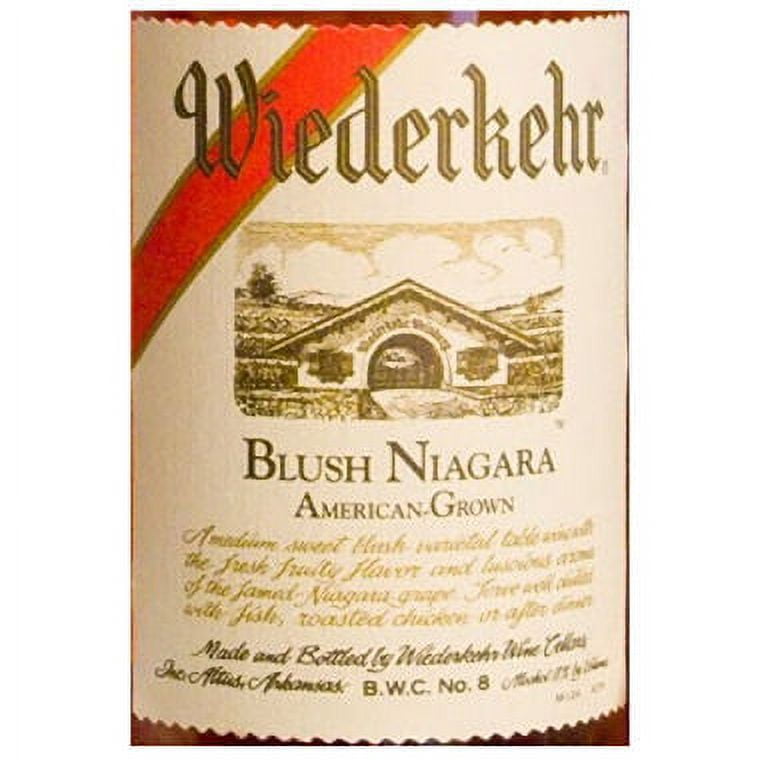 Wiederkehr Blush Niagara Rose Wine, 1.5 L Bottle, 14% ABV